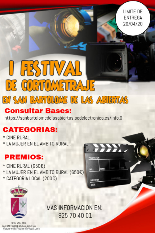 FESTIVAL DE CORTOMETRAJES EN SAN BARTOLOMÉ DE LAS ABIERTAS